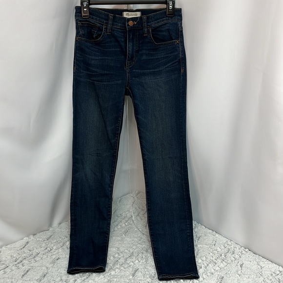 Madewell Roadtripper super soft jeans skinny ankle waist 26 - Picture 7 of 15